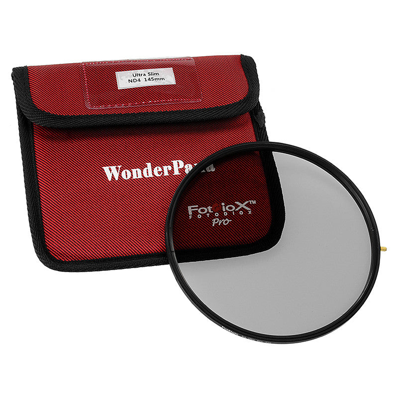 Fotodiox Pro 145mm Ultra Slim Neutral Density 4 (2-Stop) Filter