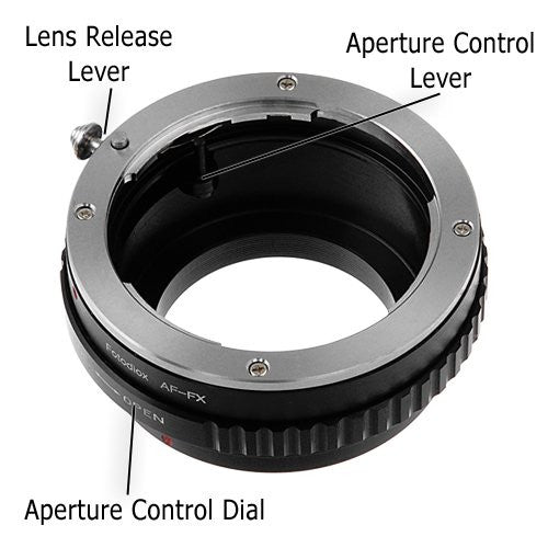 Sony/Minolta A-Mount D/SLR Lens to Fujifilm X-Series (FX) Mount Camera Body Adapter