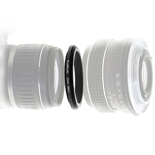 Macro Reverse Ring for Lens to Lens Coupling - Filter Thread to Filter Thread Adapter for Most Common Lens Sizes
