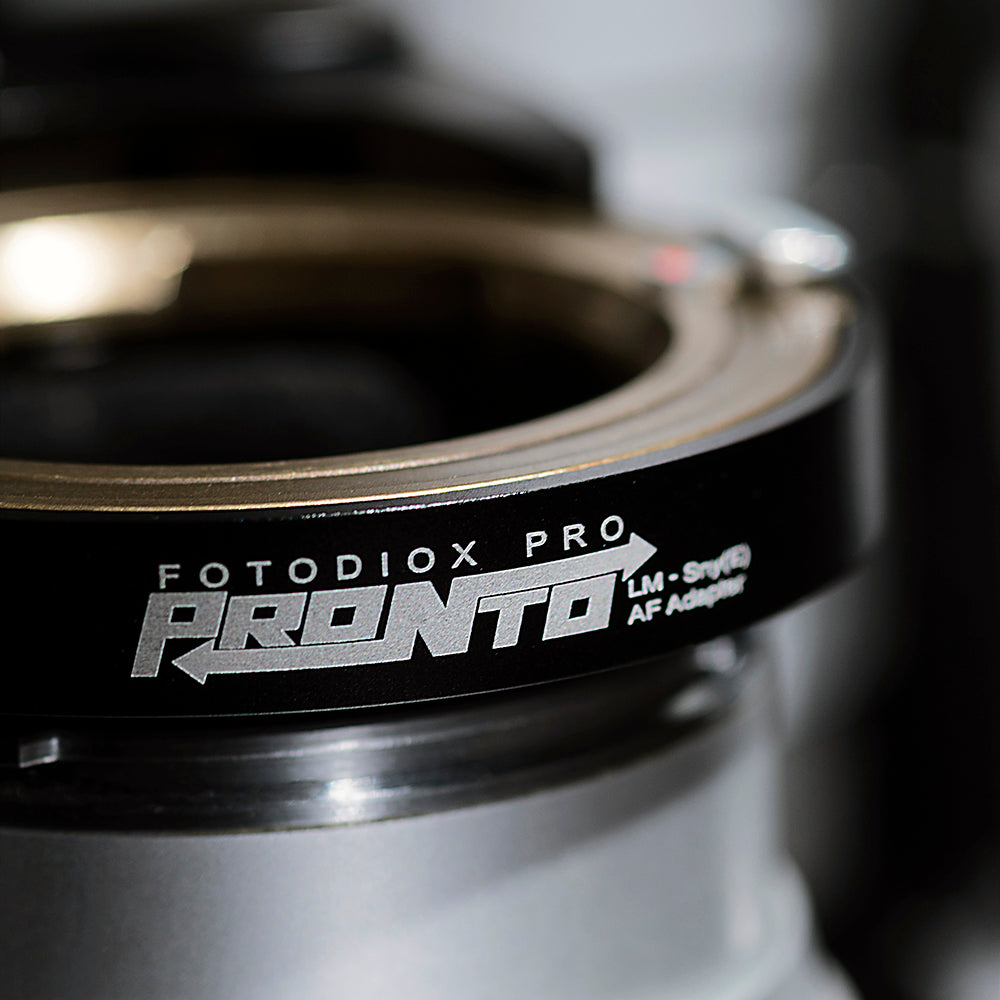 Fotodiox Pro PRONTO Adapter - Leica M Mount Lens to Sony E-Mount Camera Autofocus Adapter