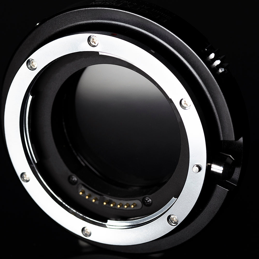 Vizelex Cine ND Throttle Fusion Smart AF Lens Adapter - Compatible with Canon EOS (EF) D/SLR Lenses to Fujifilm Fuji G-Mount GFX Mirrorless Cameras with Full Automated Functions and Built-In Variable ND Filter (2 to 8 Stops)