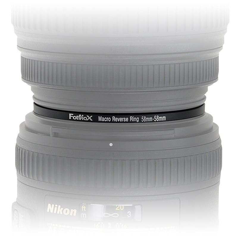 Macro Reverse Ring for Lens to Lens Coupling - Filter Thread to Filter Thread Adapter for Most Common Lens Sizes