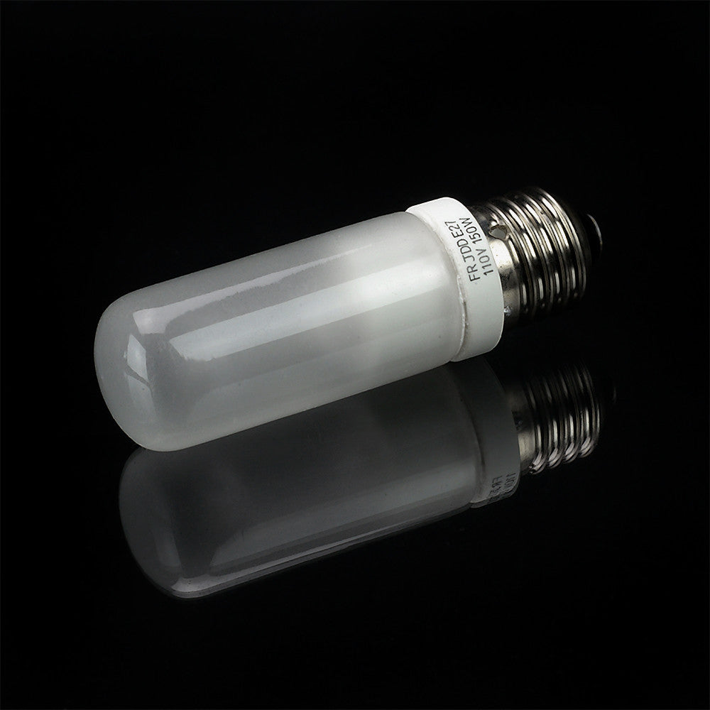 JDD Type 150w 110v E27 (Standard Edison Screw) Frosted Halogen Light Bulb, Replacement Modeling Bulb for Fotodiox L, TS, M, H & YS Series Strobes