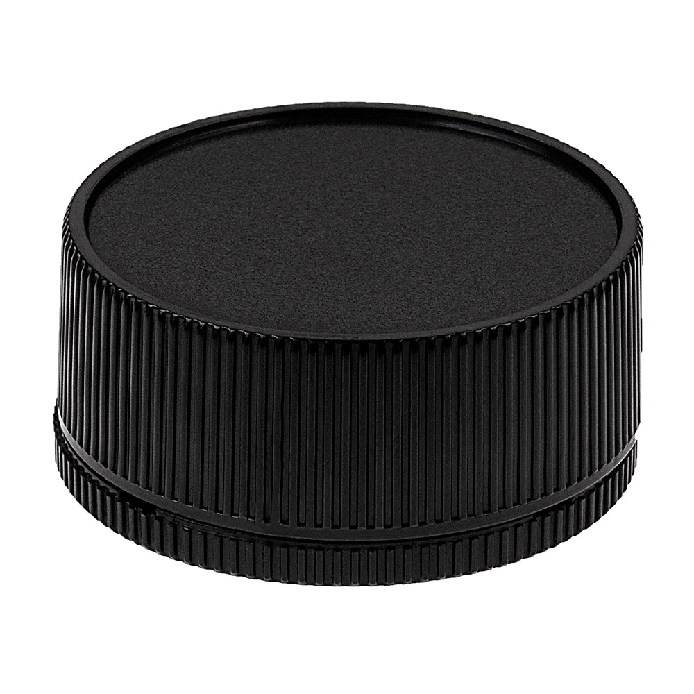 Fotodiox Camera Body & Rear Lens Cap Set for All Leica M Rangefinder Compatible Cameras & Lenses - Black