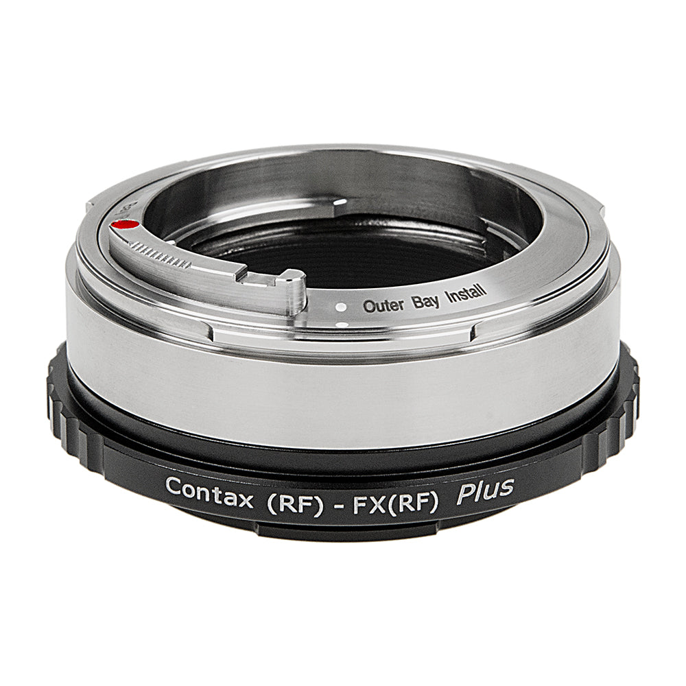 Fotodiox Pro Lens Adapter Plus - Compatible with Contax Rangefinder (Inner & Outer Bayonet) Mount Lens to fit Fujifilm X-Series Mirrorless Cameras