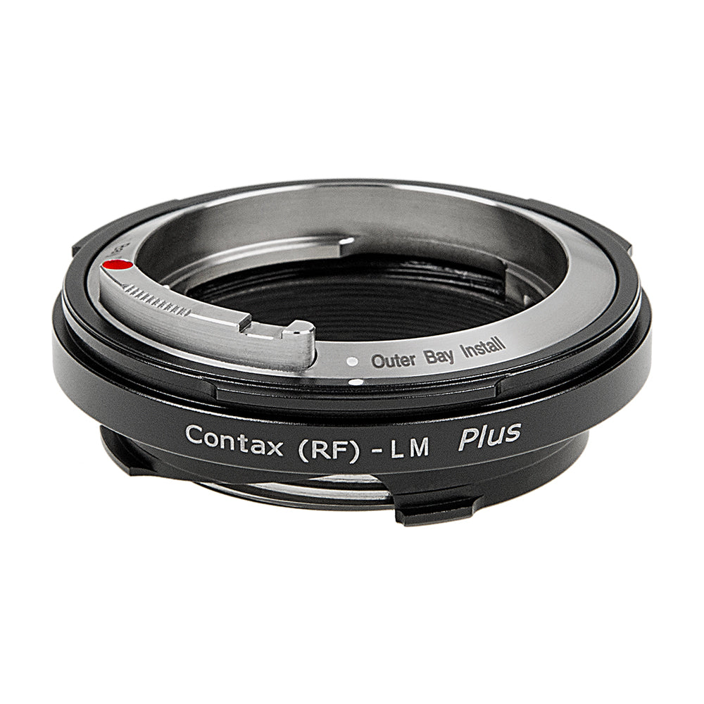 Fotodiox Pro Lens Adapter Plus - Compatible with Contax Rangefinder (Inner & Outer Bayonet) Mount Lens to fit Leica M (LM) Mount Rangefinder Cameras