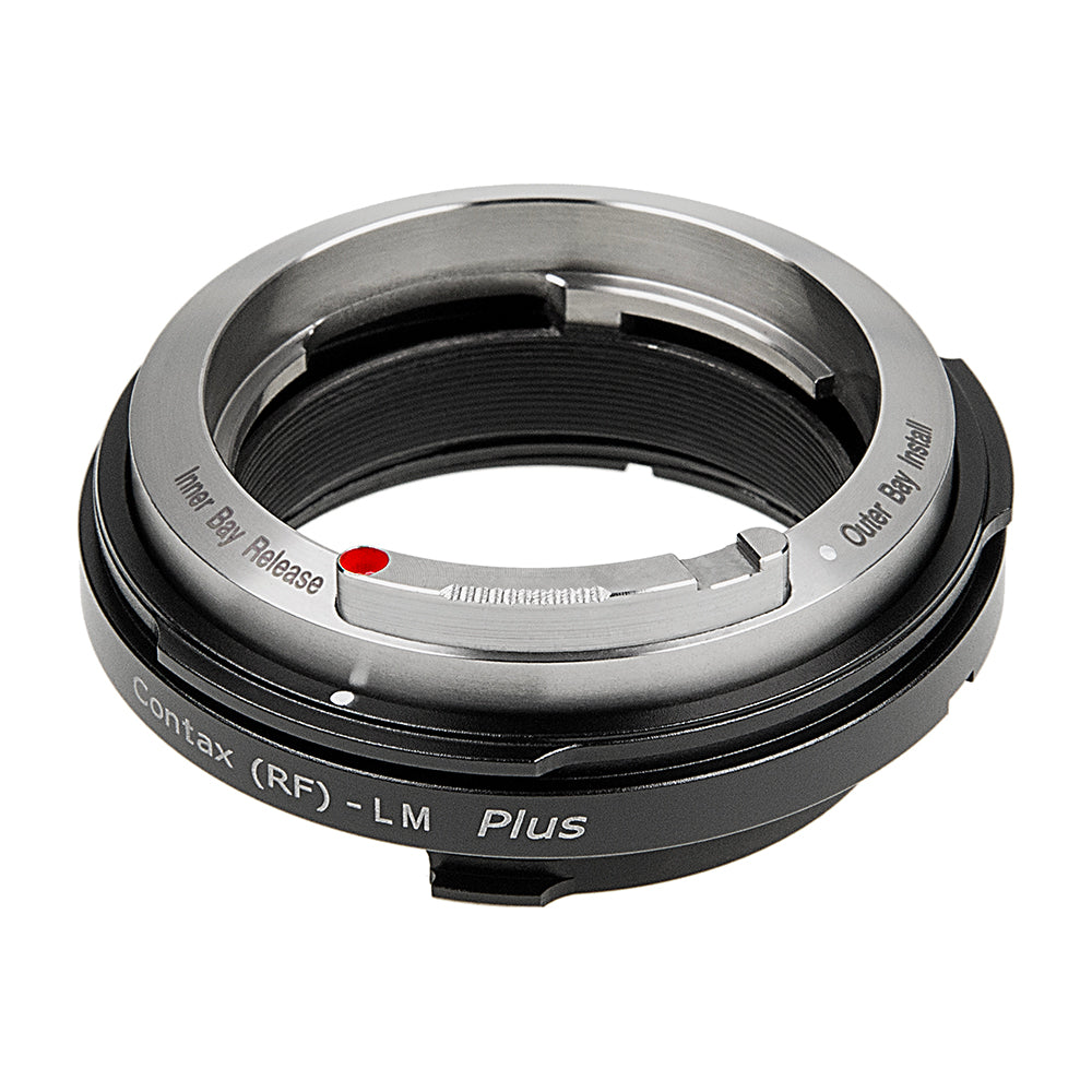 Fotodiox Pro Lens Adapter Plus - Compatible with Contax Rangefinder (Inner & Outer Bayonet) Mount Lens to fit Leica M (LM) Mount Rangefinder Cameras
