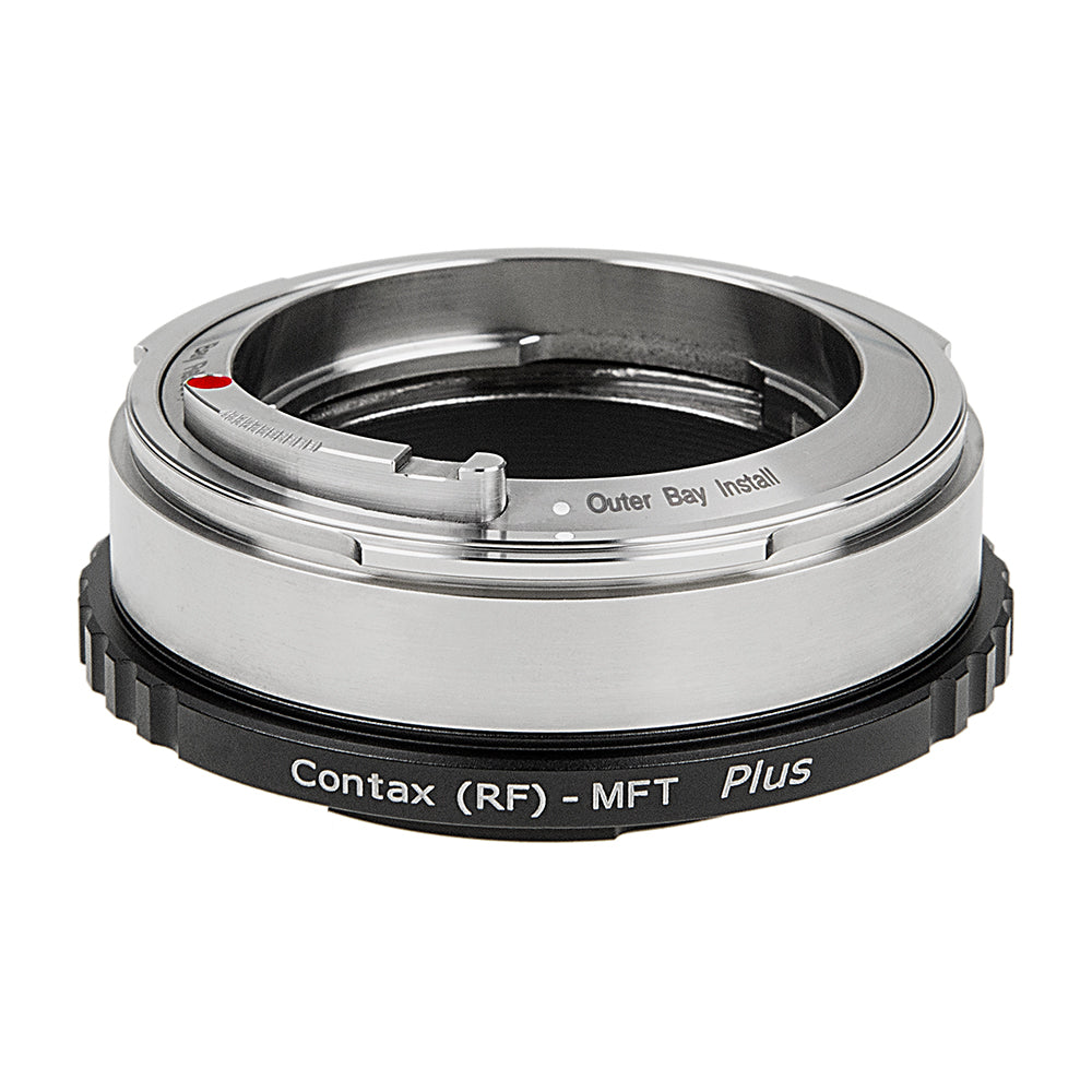 Fotodiox Pro Lens Adapter Plus - Compatible with Contax Rangefinder (Inner & Outer Bayonet) Mount Lens to fit Micro Four Thirds (MFT) Mirrorless Cameras