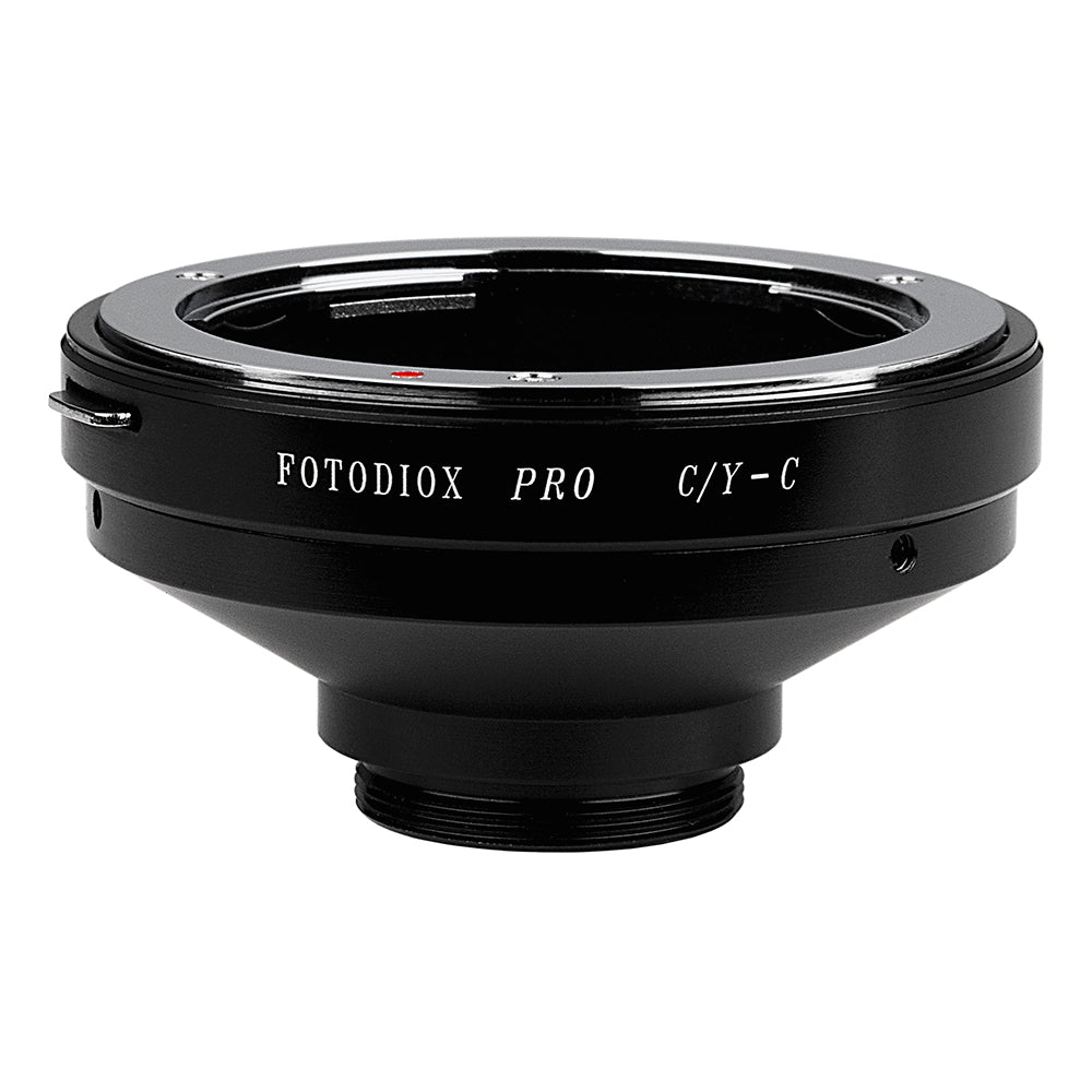 Fotodiox Pro Lens Adapter - Compatible with Contax/Yashica (CY) SLR Lenses to C-Mount (1" Screw Mount) Cine & CCTV Cameras