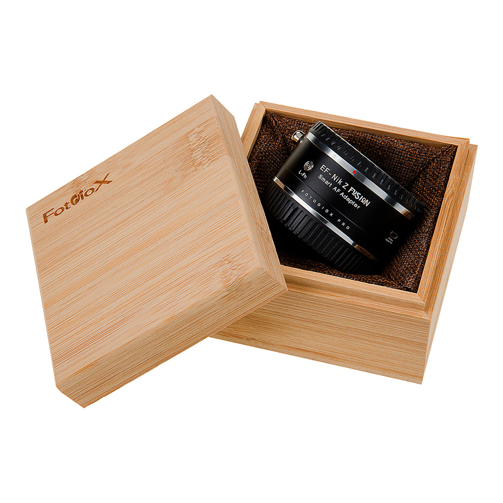 Fotodiox Pro Fusion Adapter, Smart AF Adapter - Compatible with Canon EOS (EF / EF-S) D/SLR Lenses to Nikon Z-Mount Mirrorless Cameras with Full Automated Functions