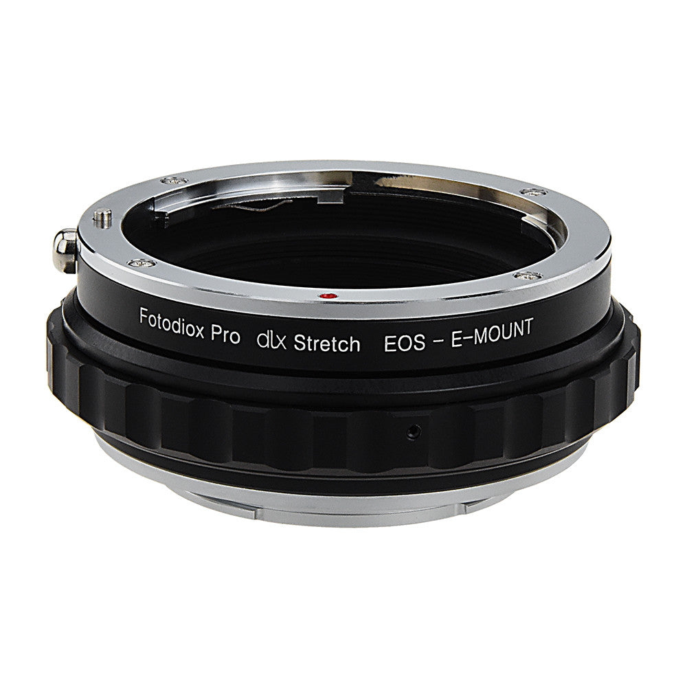 Fotodiox DLX Stretch Lens Adapter - Canon EOS (EF / EF-S) D/SLR Lens to Sony Alpha E-Mount Mirrorless Camera Body with Macro Focusing Helicoid and Magnetic Drop-In Filters
