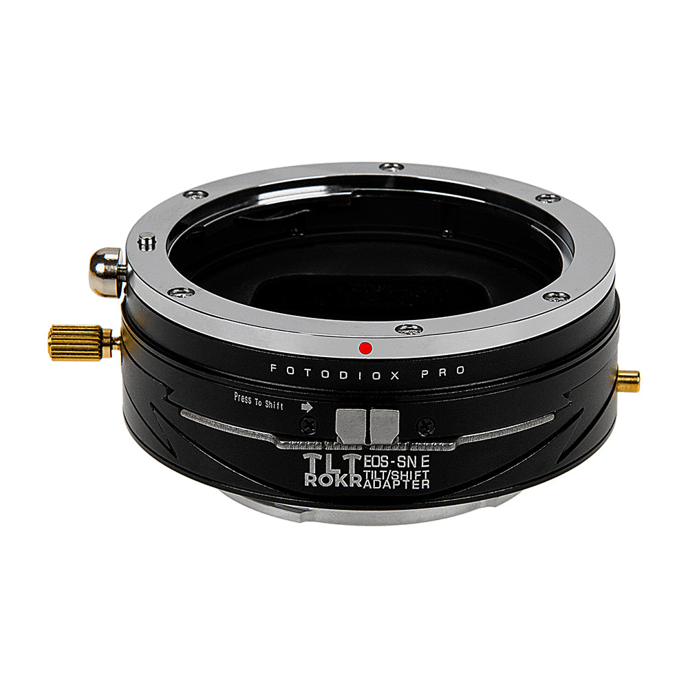 Fotodiox Pro TLT ROKR - Tilt / Shift Lens Mount Adapter Compatible with Canon EOS (EF / EF-S) D/SLR Lenses to Sony Alpha E-Mount Mirrorless Camera Body