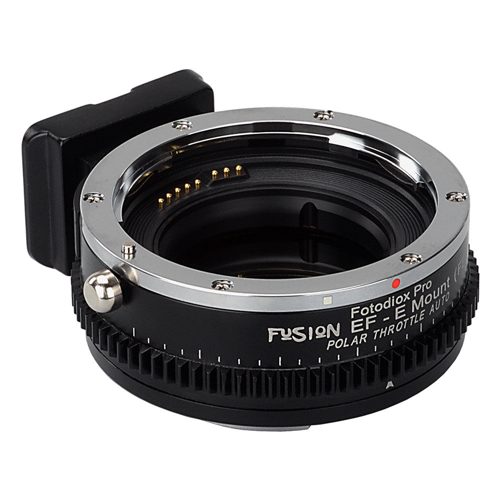 Vizelex Polar Throttle Fusion Smart AF Lens Adapter - Canon EOS EF (NOT EF-S) D/SLR Lens to Sony Alpha E-Mount Mirrorless Camera with Full Automated Functions and Built-In Circular Polarizing Filter