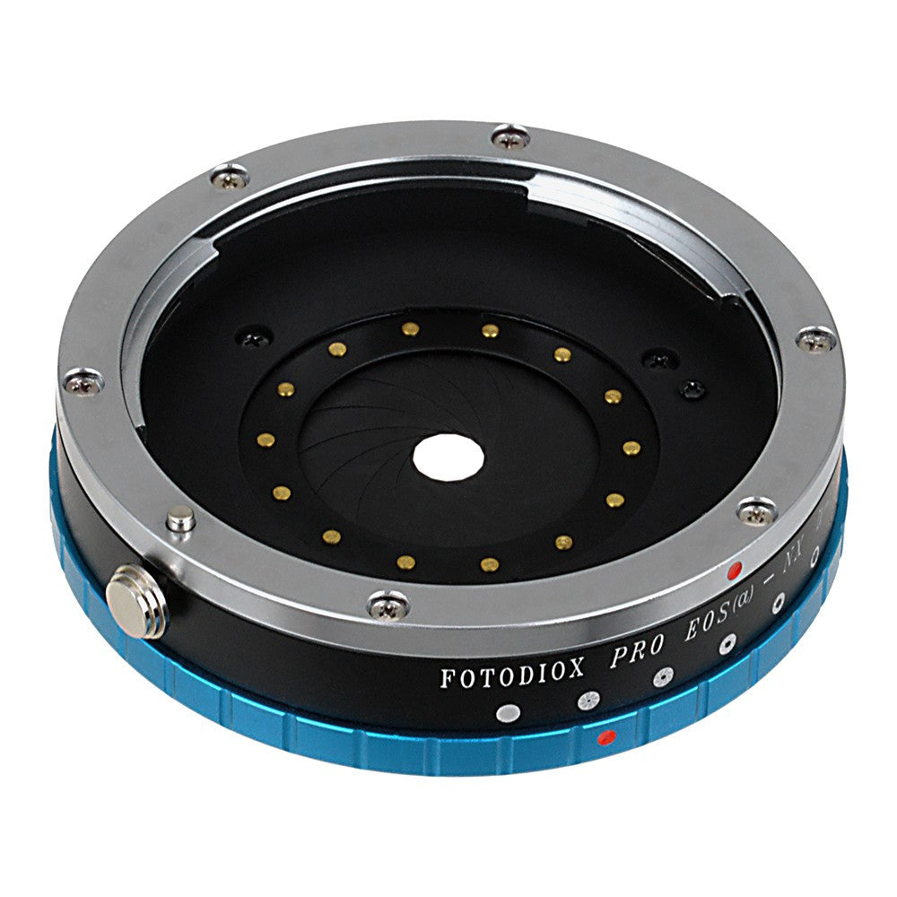 Fotodiox Pro Lens Adapter with Built-In Aperture Iris - Compatible with Canon EOS (EF Only) D/SLR Lenses to Samsung NX Mount Mirrorless Cameras