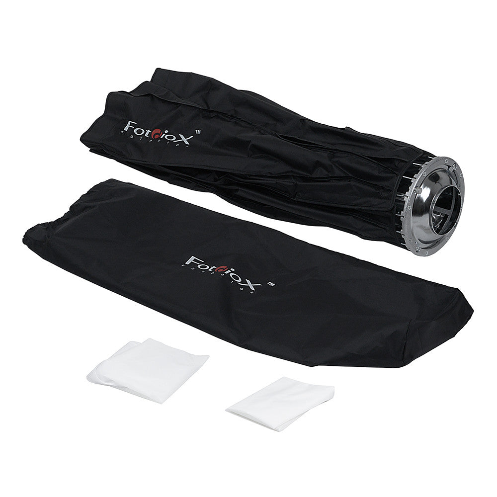 Fotodiox Deep EZ-Pro Parabolic Softbox with Comet Speedring for Comet, Dynalite, and Compatible - Quick Collapsible Softbox with Silver Reflective Interior with Double Diffusion Panels