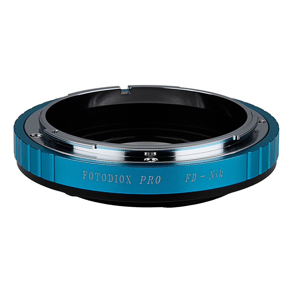 Fotodiox Pro Lens Mount Adapter - Canon FD & FL 35mm SLR lens to Nikon F Mount SLR Camera Body, with Built-In Aperture Control Dial