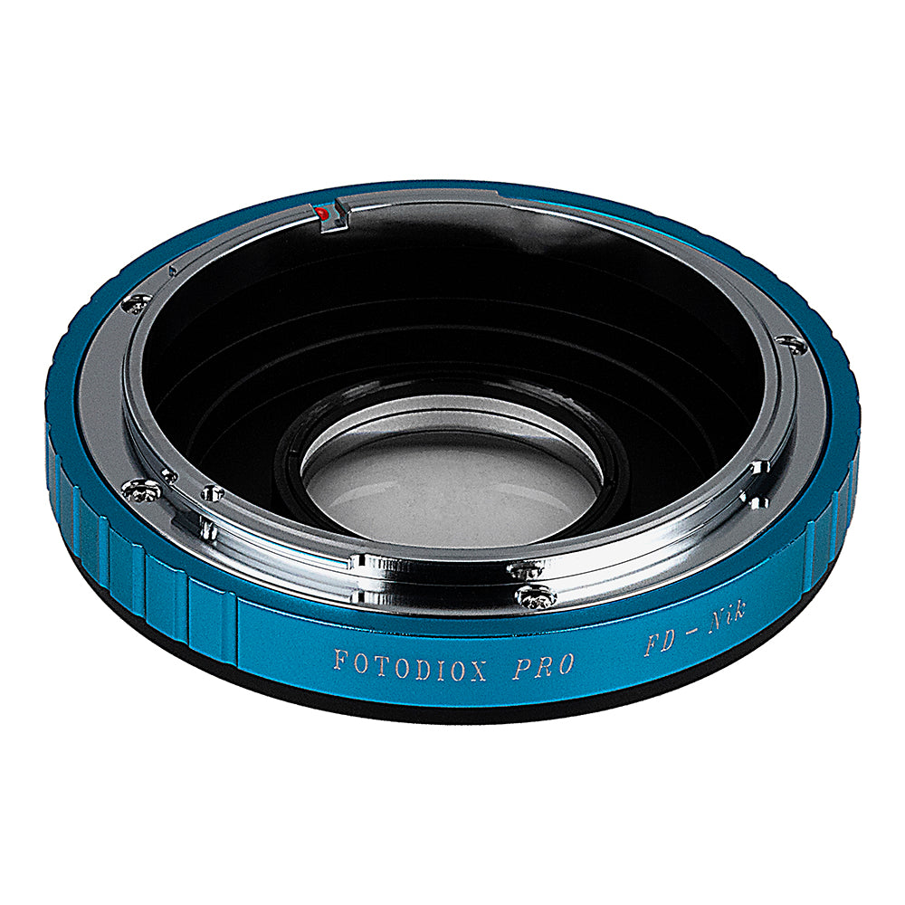Fotodiox Pro Lens Mount Adapter - Canon FD & FL 35mm SLR lens to Nikon F Mount SLR Camera Body, with Built-In Aperture Control Dial