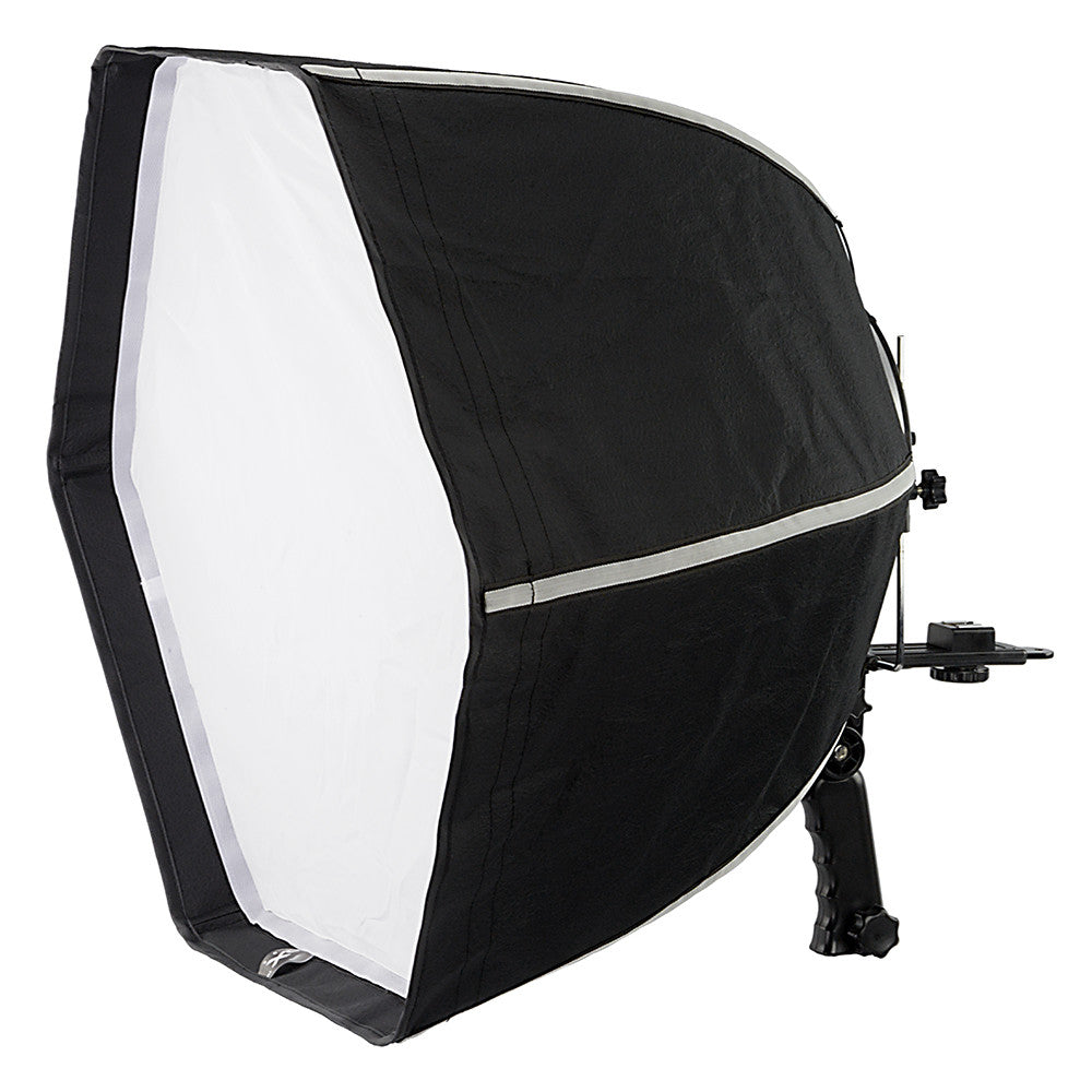 Fotodiox F60 Quick-Collapse Flash Softbox - 60cm (24in) Hexagon for Canon Speedlight and Nikon, Vivitar, Sunpack, Nissin, Sigma, Sony, Pentax, Olympus, Panasonic Lumix Flash