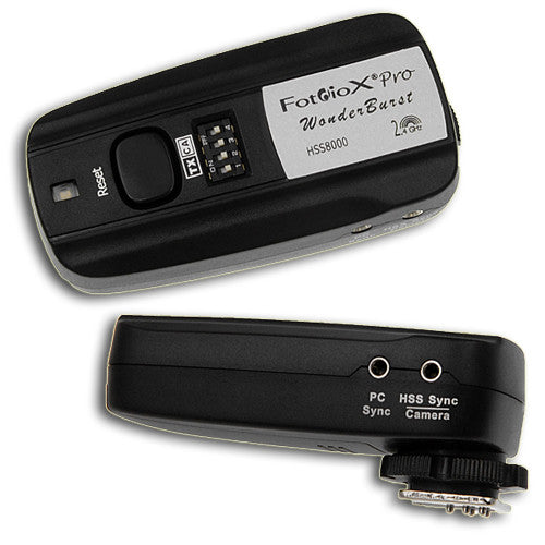 Fotodiox Pro WonderBurst High Speed Sync 1/8000 - 4-in-1 Radio Slave Trigger / Shutter Release Kit for Canon & Nikon Cameras
