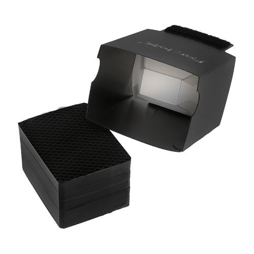 Fotodiox Flash Snoot with 10 Degree Grids for Speedlite Flash - Including Nikon, Canon, Vivitar, Sunpak, Nissin, Sigma, Sony, Pentax, Olympus, and Panasonic Speedlight Flashes