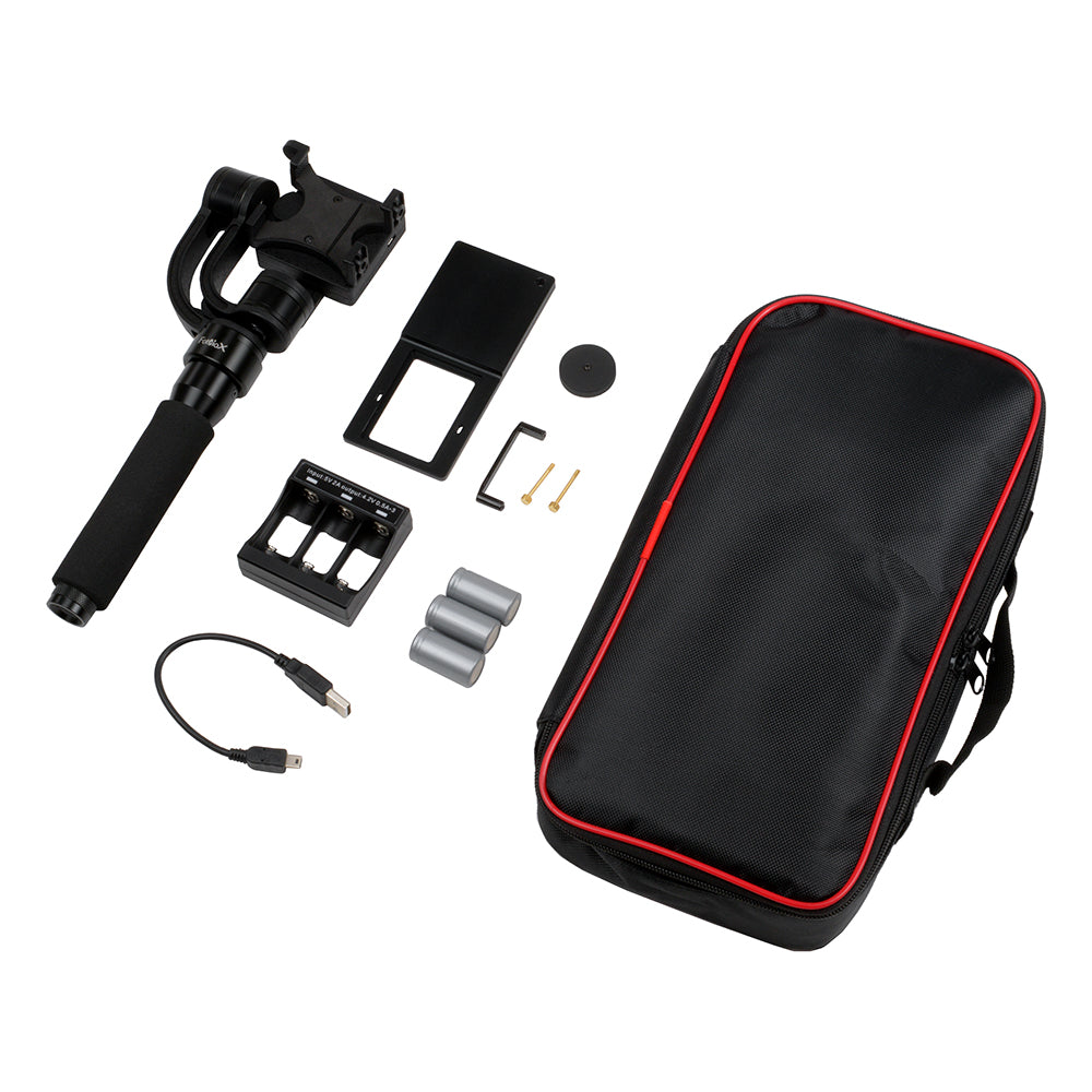 Fotodiox Freeflight Moto MKII - 3-Axis Handheld Gimbal Stabilizer for GoPro Hero, Smartphone & iPhone - Handheld Powered Video Stabilizer System and Stealthy Camera Support Mount **Clearance**