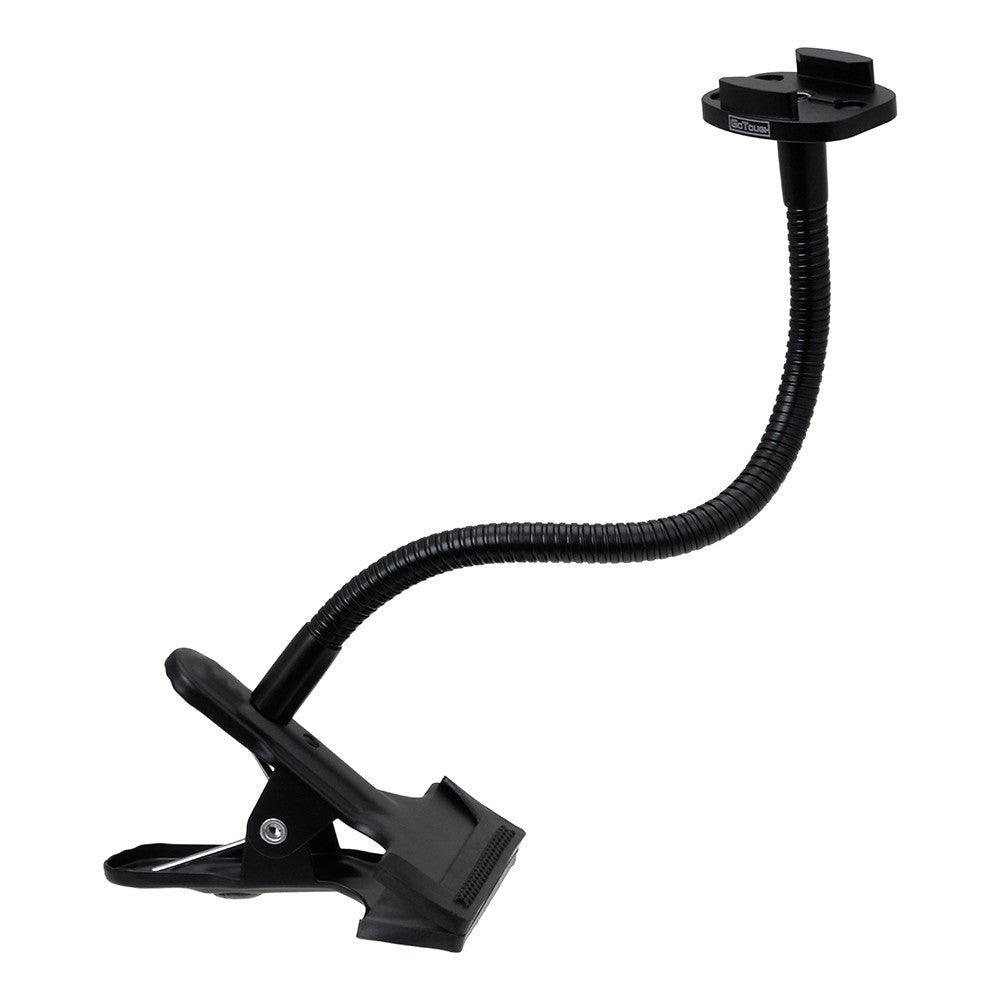 Fotodiox Pro GoTough Gooseneck Clamp with QR Tripod Base Mount - Aluminum Gooseneck Clamp & Quick Release Tripod Mount Plate for GoPro HERO Mounting Buckle System