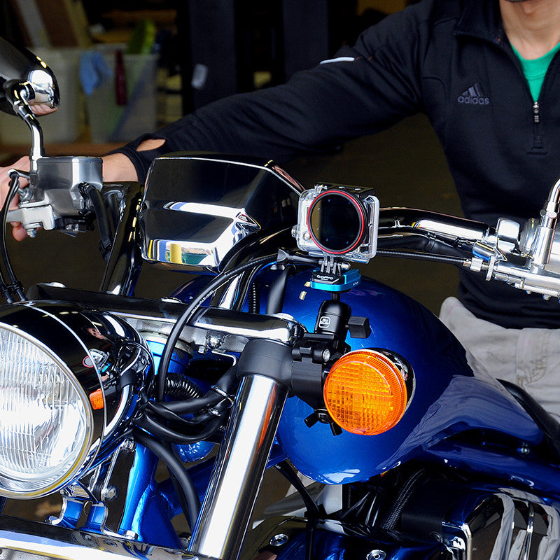 Fotodiox Pro GoTough Talon Handlebar / Seatpost QR Mount - Aluminum Bicycle Pipe Clamp Mount for GoPro HERO Mounting Buckle System