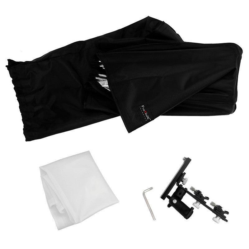 Fotodiox Ez-Pro-Mini Flash Softbox K2560 10" x 24" (25cm x60cm) Rectangle for Flash / Speedlight