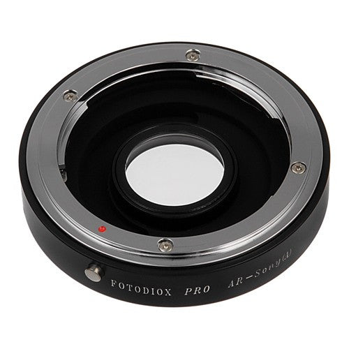 Fotodiox Pro Lens Mount Adapter - Konica Auto-Reflex (AR) SLR Lens to Sony Alpha A-Mount (and Minolta AF) Mount SLR Camera Body