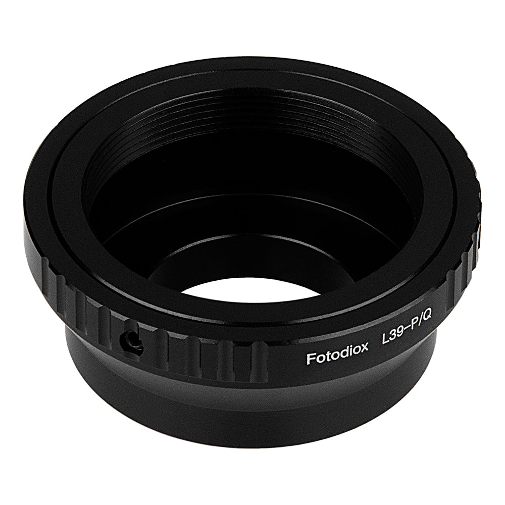 Fotodiox Lens Adapter - Compatible with M39/L39 (x1mm Pitch) Screw Mount Russian & Leica Thread Mount Lenses to Pentax Q (PQ) Mount Mirrorless Cameras
