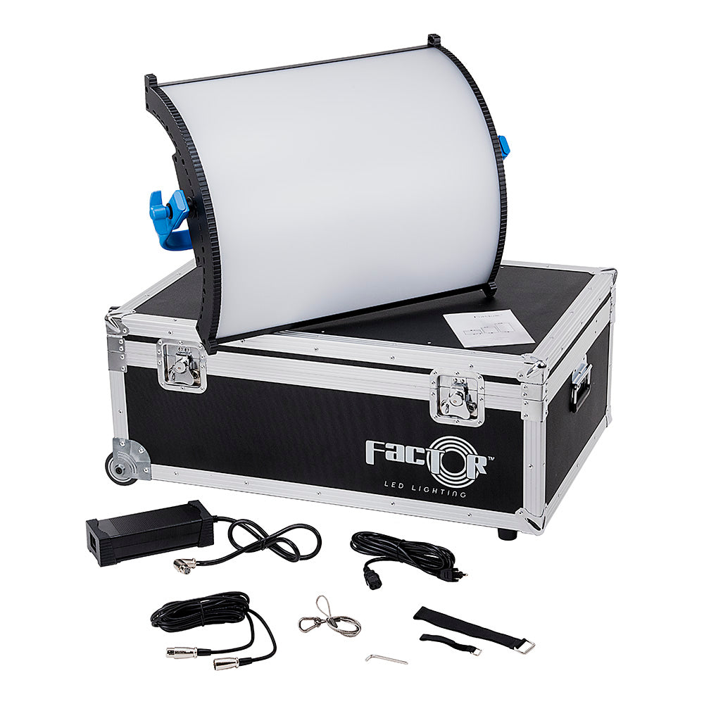 Fotodiox Pro FACTOR Radius2 Wide Angle Light - 2x2 ft Curved Bicolor Dimmable Studio Light