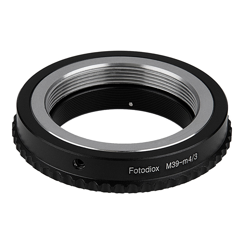 Fotodiox Lens Mount Adapter - M39/L39 (x1mm Pitch) Screw Mount Russian & Leica Thread Mount Lens to Micro Four Thirds (MFT, M4/3) Mount Mirrorless Camera Body