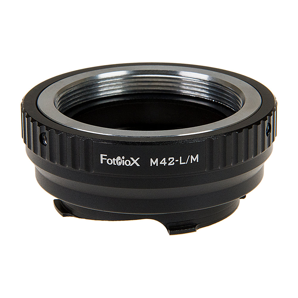 Fotodiox Lens Adapter with Leica 6-Bit M-Coding - Compatible with M42 Screw Mount SLR Lenses to Leica M Mount Rangefinder Cameras