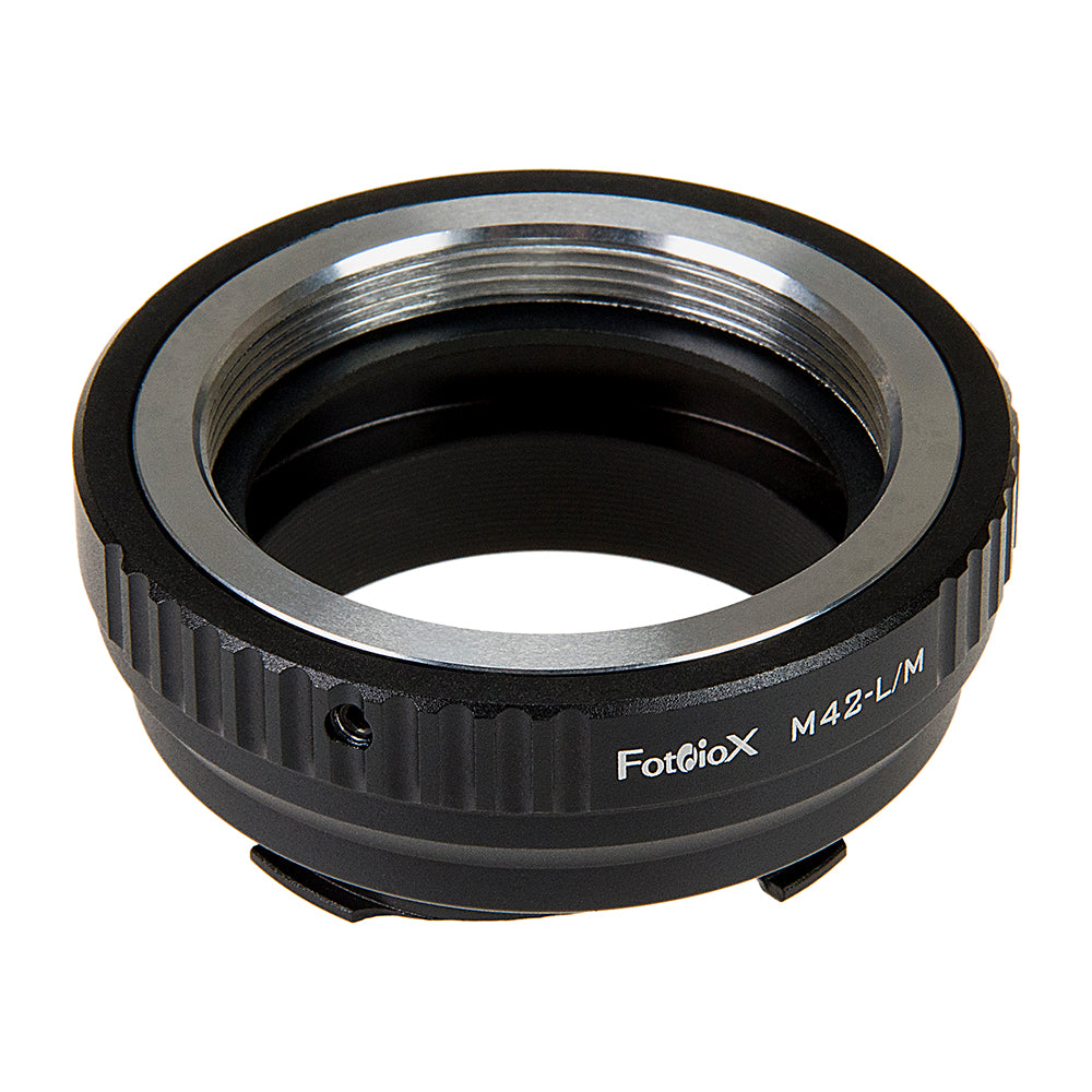 Fotodiox Lens Adapter with Leica 6-Bit M-Coding - Compatible with M42 Screw Mount SLR Lenses to Leica M Mount Rangefinder Cameras