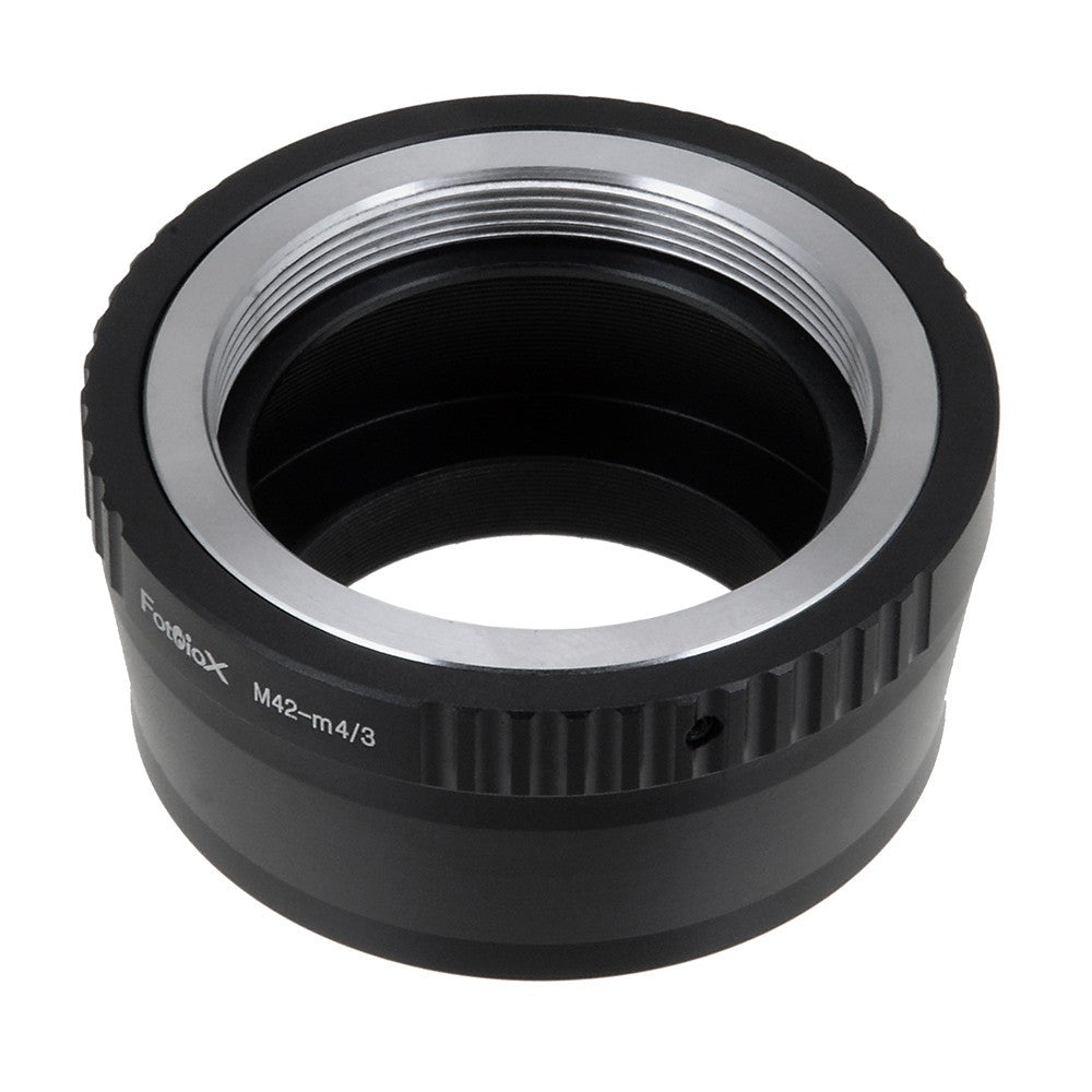 Fotodiox Lens Mount Adapter -  M42 Screw Mount SLR Lens to Micro Four Thirds (MFT, M4/3) Mount Mirrorless Camera Body
