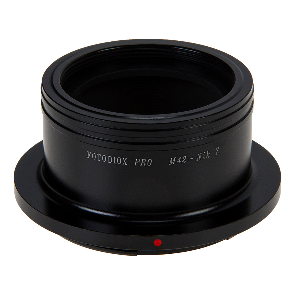 Fotodiox Pro Lens Mount Adapter Compatible with M42 Screw Mount SLR Lenses to Nikon Z-Mount Mirrorless Camera Bodies
