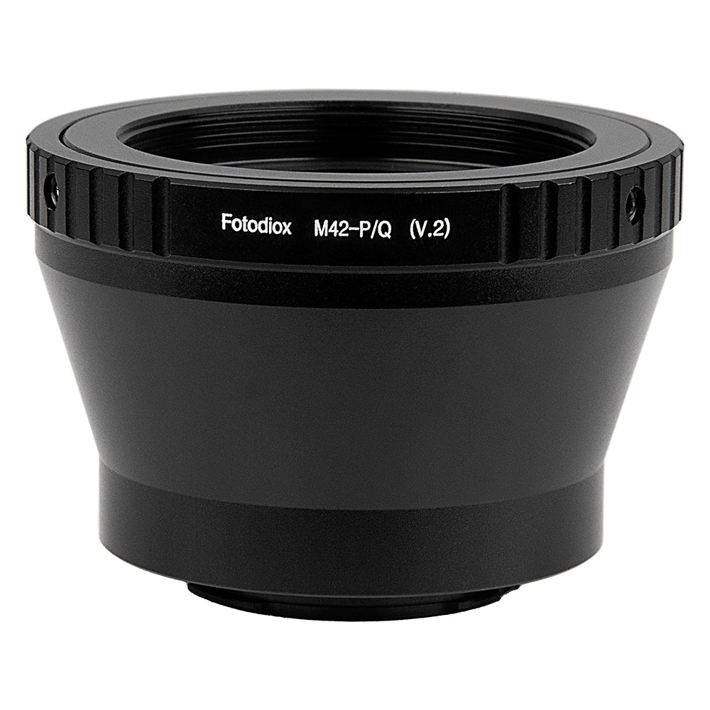 Fotodiox Lens Adapter - Compatible with M42 (Type 2) Screw Mount SLR Lenses to Pentax Q (PQ) Mount Mirrorless Cameras