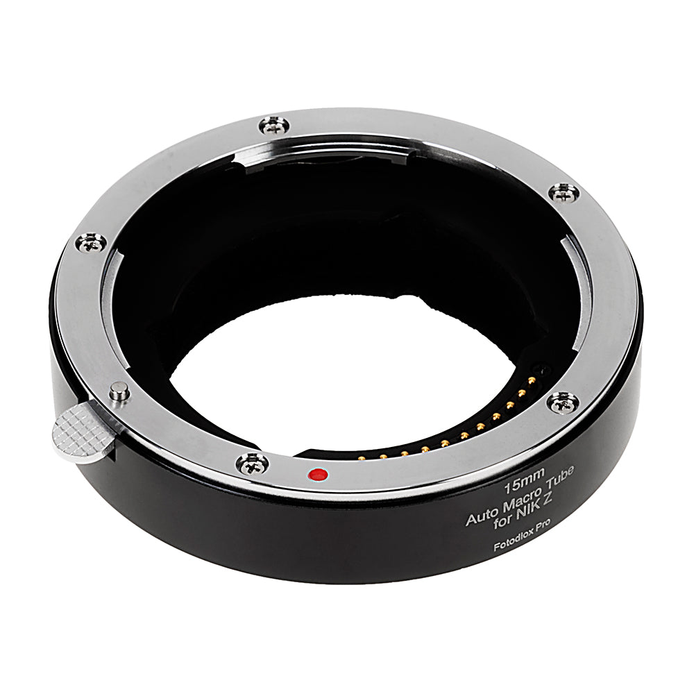 Fotodiox Pro Automatic Macro Extension Tube, 15mm Section - for Nikon Z-Mount MILC Cameras for Extreme Close-up Photography
