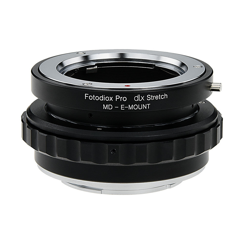 Fotodiox DLX Stretch Lens Adapter - Minolta Rokkor (SR / MD / MC) SLR Lens to Sony Alpha E-Mount Mirrorless Camera Body with Macro Focusing Helicoid and Magnetic Drop-In Filters