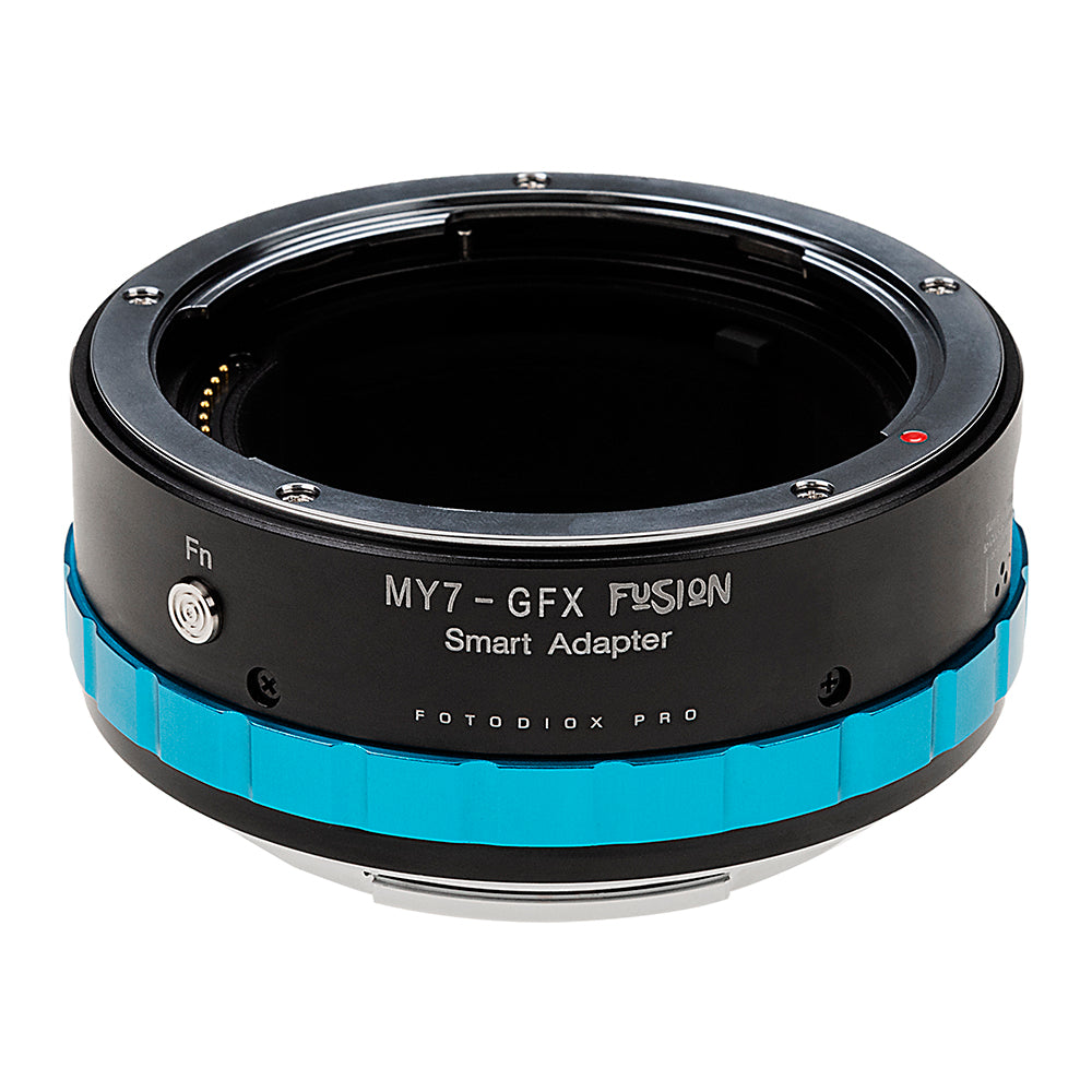 Fotodiox Pro Fusion Adapter, Smart Adapter - Compatible with Mamiya 7 Rangefinder Lenses to Fujifilm G-Mount GFX Mirrorless Digital Camera Systems with Limited Automated Functions