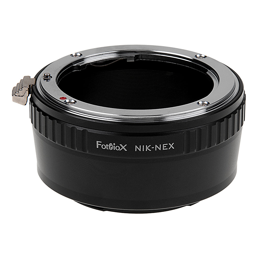 Fotodiox Lens Mount Adapter - Nikon Nikkor F Mount D/SLR Lens to Sony Alpha E-Mount Mirrorless Camera Body