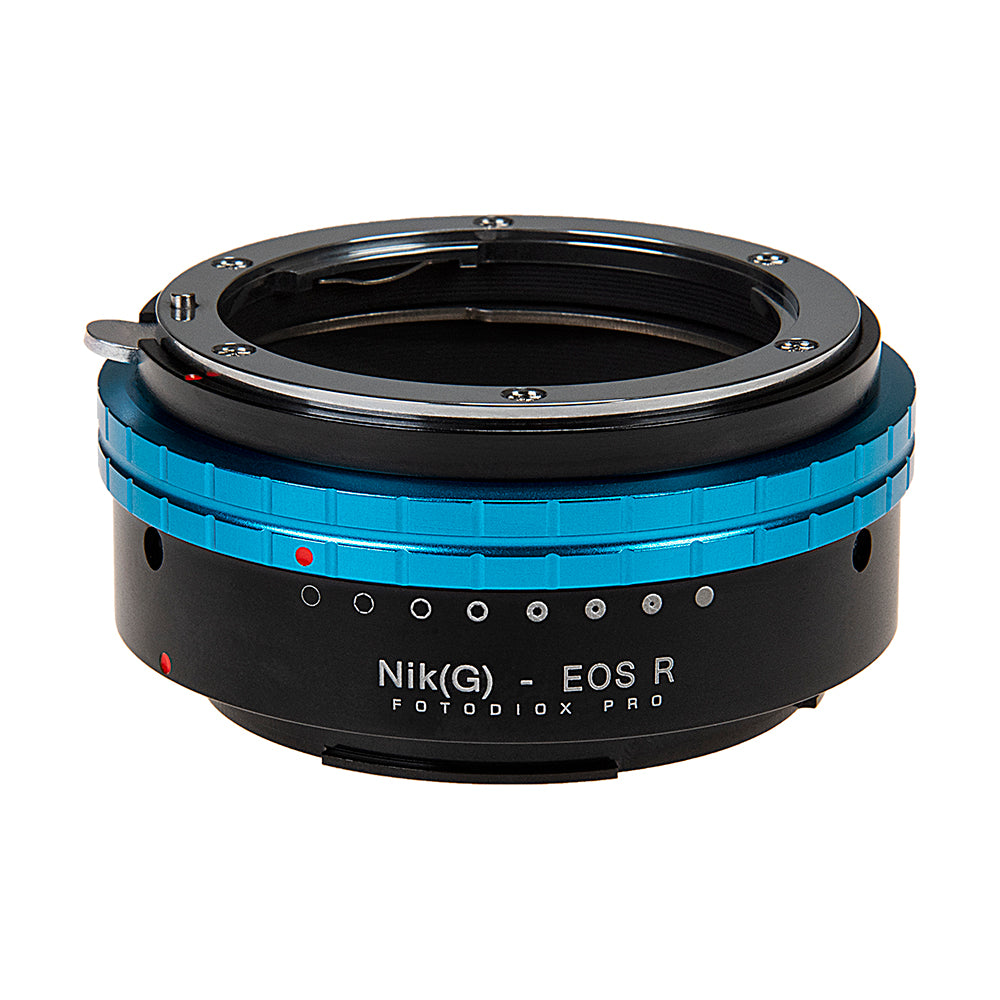 Fotodiox Pro Lens Mount Adapter Compatible with Nikon Nikkor F Mount G-Type D/SLR Lenses to Canon RF (EOS-R) Mount Mirrorless Camera Bodies