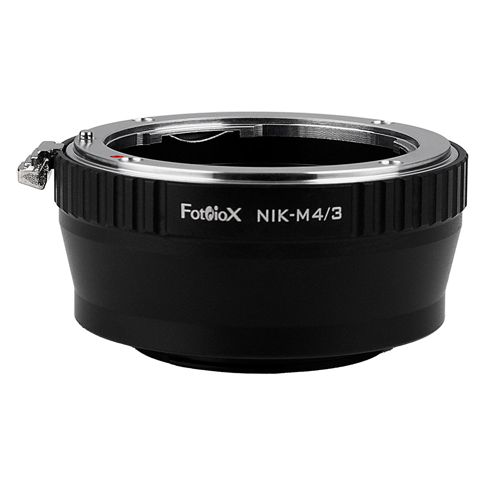 Fotodiox Lens Mount Adapter - Nikon Nikkor F Mount D/SLR Lens to Micro Four Thirds (MFT, M4/3) Mount Mirrorless Camera Body