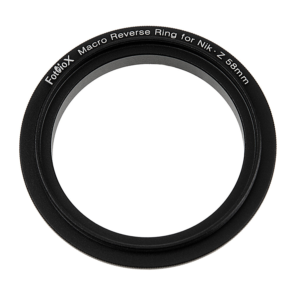 Macro Reverse Ring for Nikon Z - Camera Mount to Filter Thread Adapter for Nikon Z-Mount Mirrorless Camera Mounts