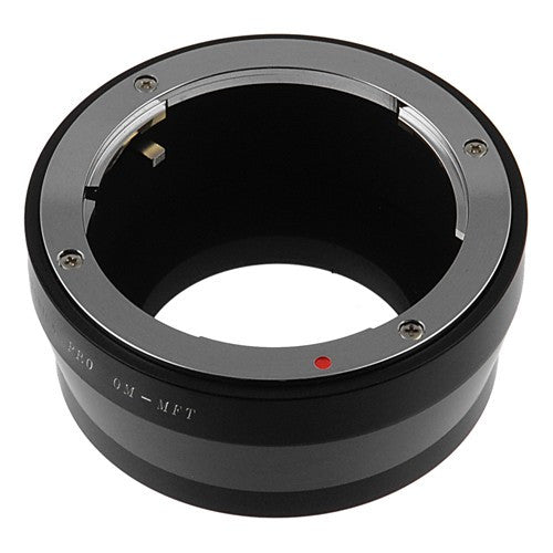 Fotodiox Lens Mount Adapter - Olympus Zuiko (OM) 35mm SLR Lens to Micro Four Thirds (MFT, M4/3) Mount Mirrorless Camera Body
