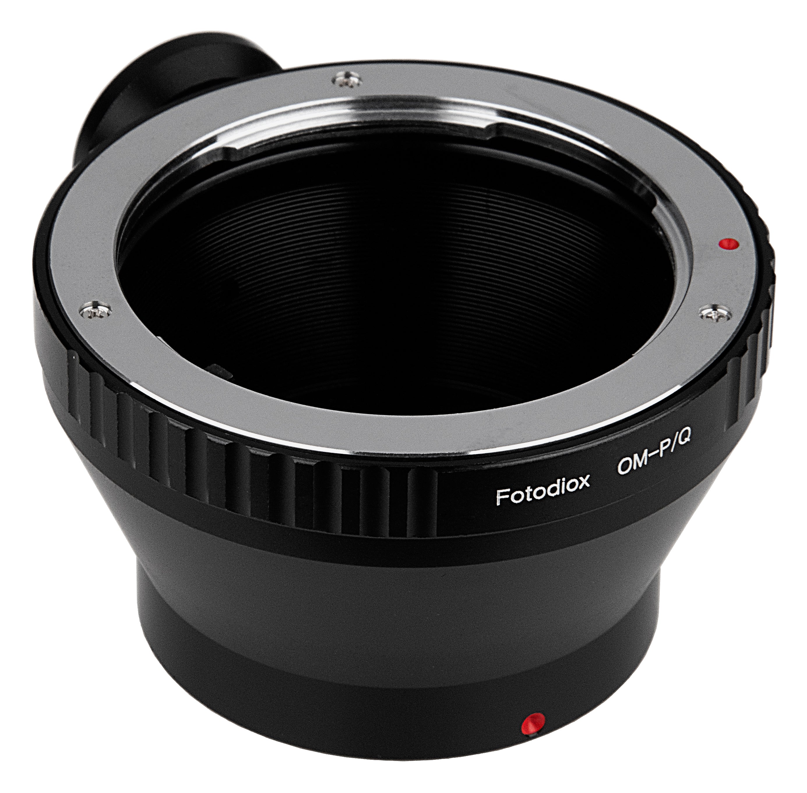 Fotodiox Lens Adapter - Compatible with Olympus Zuiko (OM) 35mm SLR Lenses to Pentax Q (PQ) Mount Mirrorless Cameras