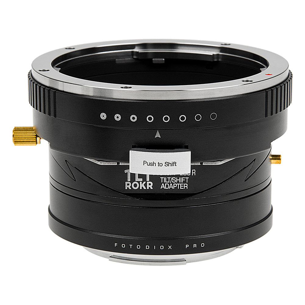 Fotodiox Pro TLT ROKR (Tilt/Shift) Lens Adapter - Compatible with Pentax 645 (P645) Mount D FA & DA Auto Focus Lenses to fit Canon RF Mount Cameras