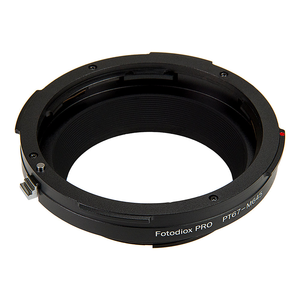 Fotodiox Pro Lens Adapter - Compatible with Pentax 6x7 (P67, PK67) Mount SLR Lenses to Mamiya 645 (M645) Mount Cameras
