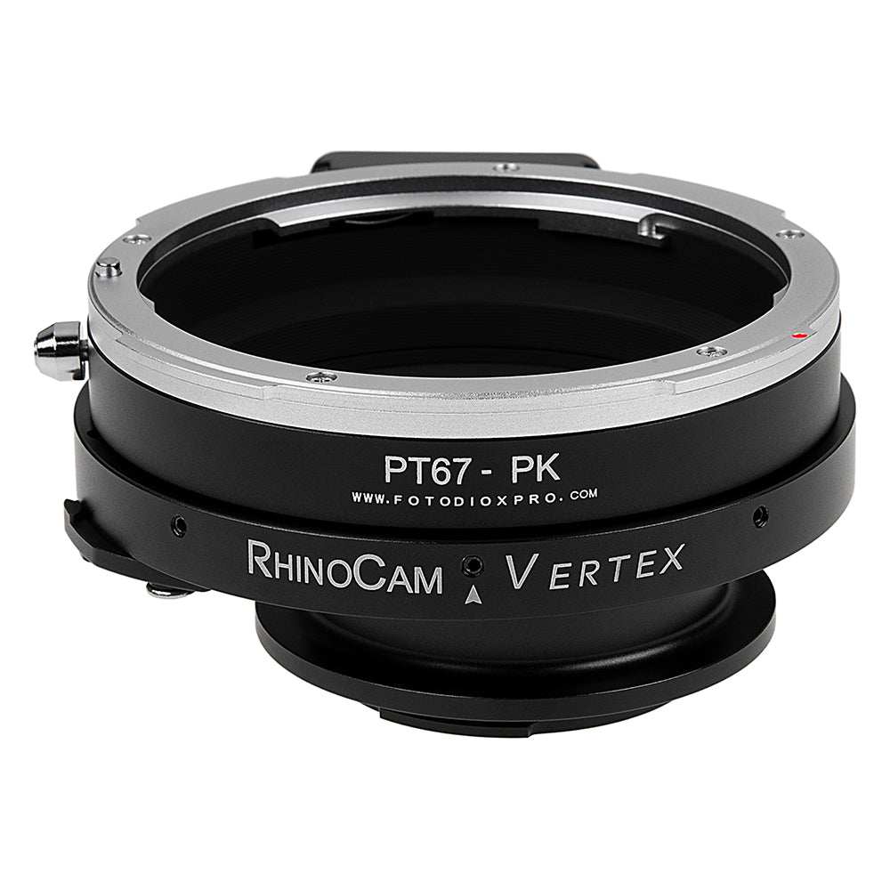 RhinoCam Vertex Rotating Stitching Adapter - Compatible With Pentax 6x7 (P67) Mount Lens to Pentax K (PK) Mount D/SLR Camera Body