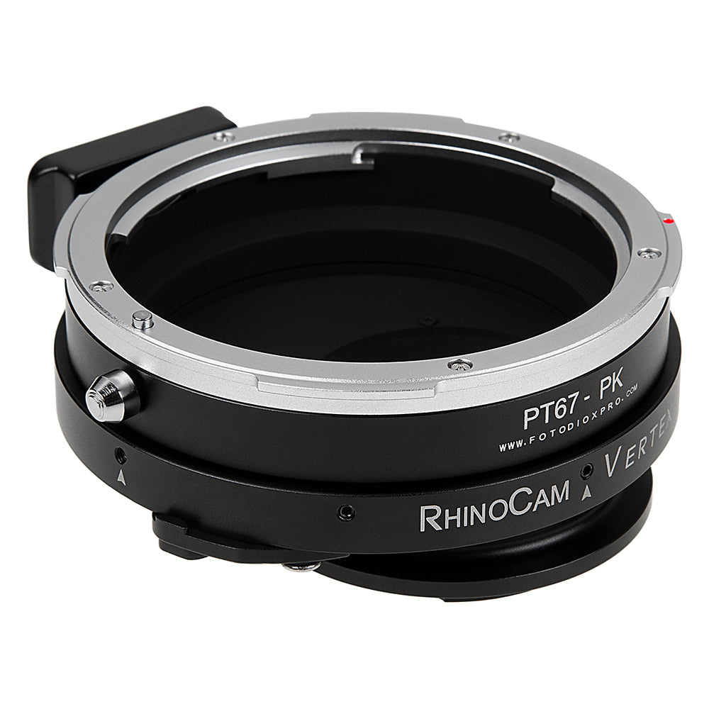 RhinoCam Vertex Rotating Stitching Adapter - Compatible With Pentax 6x7 (P67) Mount Lens to Pentax K (PK) Mount D/SLR Camera Body